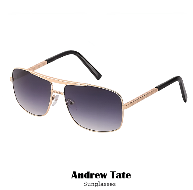 Andrew Tate Glasses Gray Top G Fashion Glasses – Top G Glasses